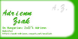 adrienn zsak business card